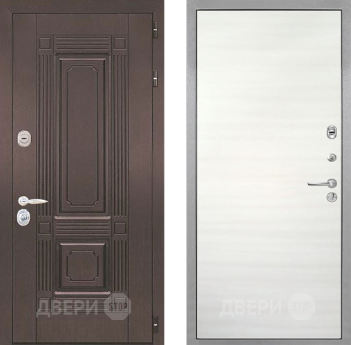 Входная металлическая Дверь Интекрон (INTECRON) Италия Гладкая Дуб сильвер поперечный в Электростали