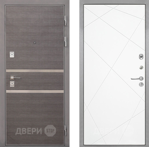 Дверь Интекрон (INTECRON) Неаполь Лучи-М Софт милк в Электростали