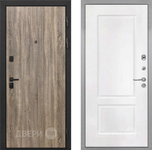 Дверь Интекрон (INTECRON) Профит Black Дуб Турин КВ-2 Белый матовый в Электростали