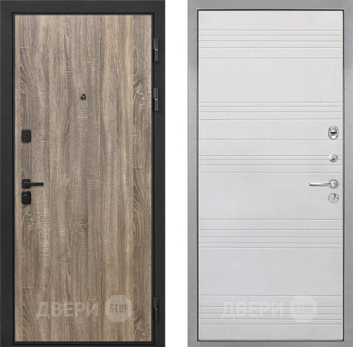 Дверь Интекрон (INTECRON) Профит Black Дуб Турин ФЛ-316 Белый ясень в Электростали