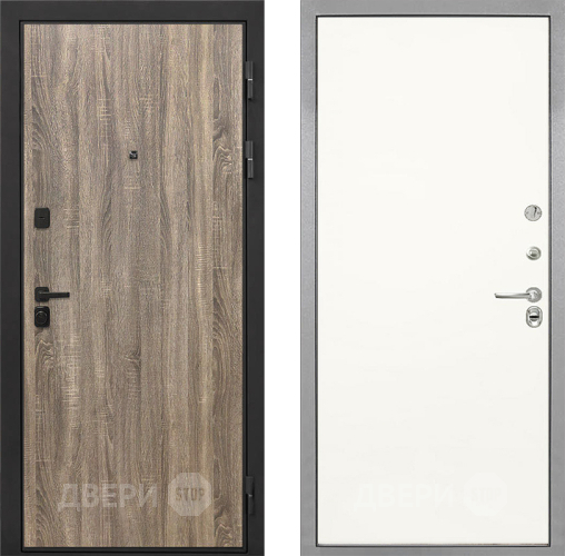 Дверь Интекрон (INTECRON) Профит Black Дуб Турин Гладкая Слоновая кость в Электростали