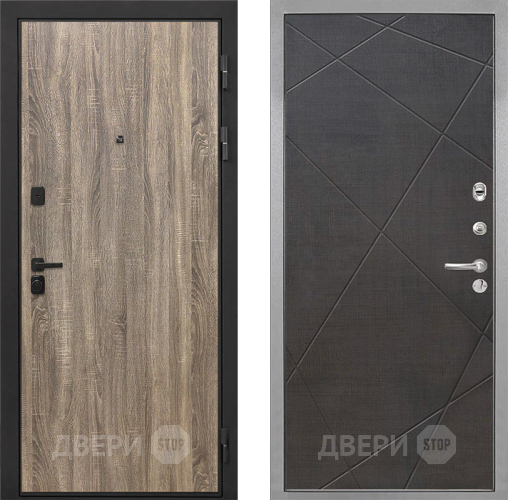 Дверь Интекрон (INTECRON) Профит Black Дуб Турин Лучи-М Венге распил кофе в Электростали