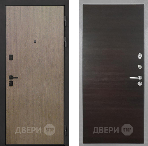 Дверь Интекрон (INTECRON) Профит Black Венге Коричневый Гладкая Эковенге поперечный в Электростали