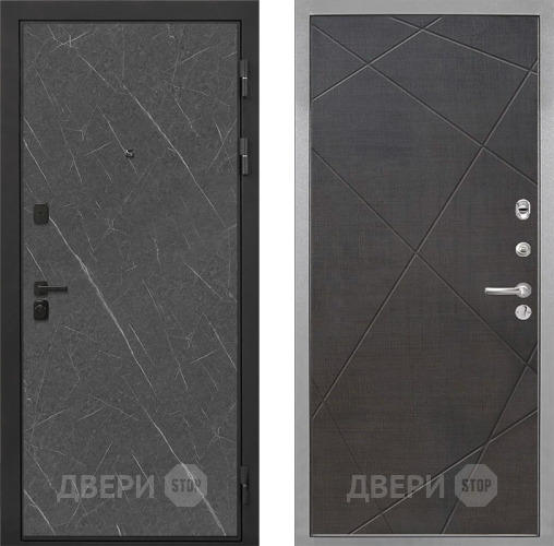 Входная металлическая Дверь Интекрон (INTECRON) Профит Black Гранит Лава Оникс Лучи-М Венге распил кофе в Электростали