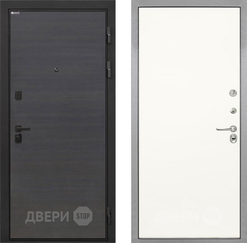 Входная металлическая Дверь Интекрон (INTECRON) Профит Black Эковенге Гладкая Слоновая кость в Электростали