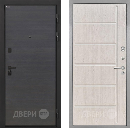Входная металлическая Дверь Интекрон (INTECRON) Профит Black Эковенге ФЛ-102 Сосна белая в Электростали