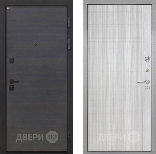 Входная металлическая Дверь Интекрон (INTECRON) Профит Black Эковенге В-07 с молдингом Сандал белый в Электростали
