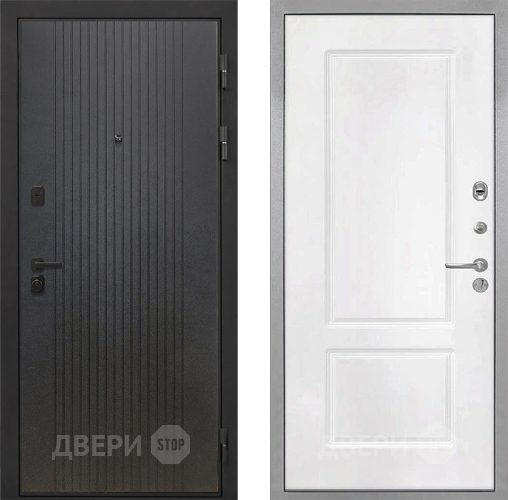 Входная металлическая Дверь Интекрон (INTECRON) Профит Black ФЛ-295 КВ-2 Белый матовый в Электростали