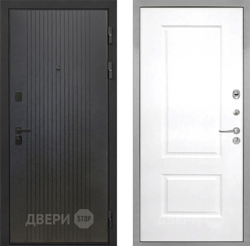 Входная металлическая Дверь Интекрон (INTECRON) Профит Black ФЛ-295 Альба Роял Вуд белый в Электростали