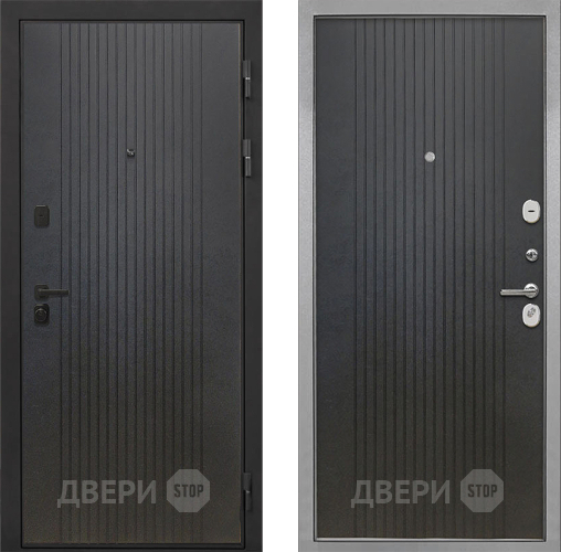Входная металлическая Дверь Интекрон (INTECRON) Профит Black ФЛ-295 ФЛ-295 Лофт черный в Электростали