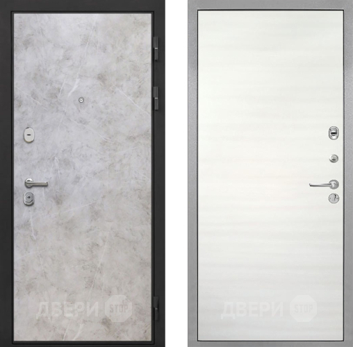 Входная металлическая Дверь Интекрон (INTECRON) Гектор Мрамор Светлый Гладкая Дуб сильвер поперечный в Электростали