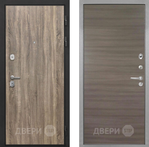 Входная металлическая Дверь Интекрон (INTECRON) Гектор Дуб Турин Гладкая Дуб тоскано поперечный в Электростали