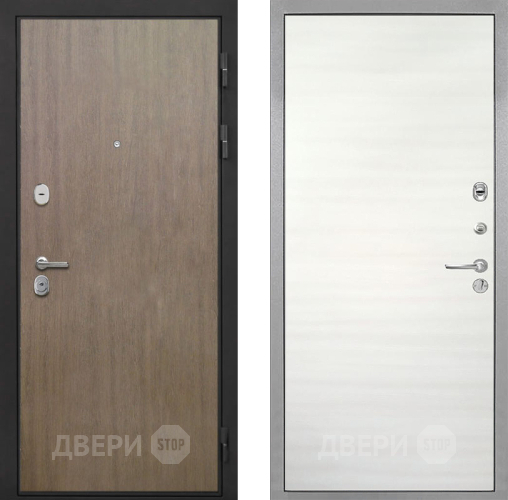 Входная металлическая Дверь Интекрон (INTECRON) Гектор Венге Коричневый Гладкая Дуб сильвер поперечный в Электростали