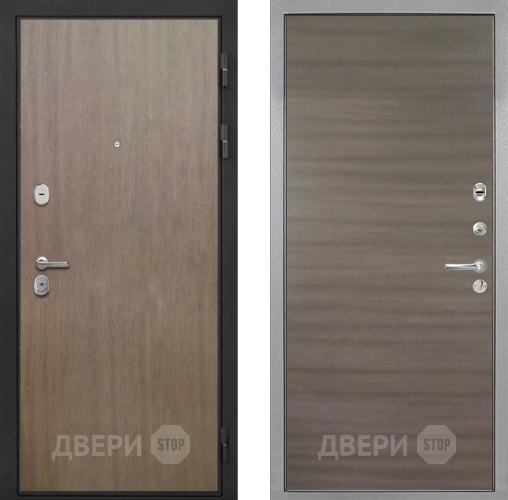 Входная металлическая Дверь Интекрон (INTECRON) Гектор Венге Коричневый Гладкая Дуб тоскано поперечный в Электростали