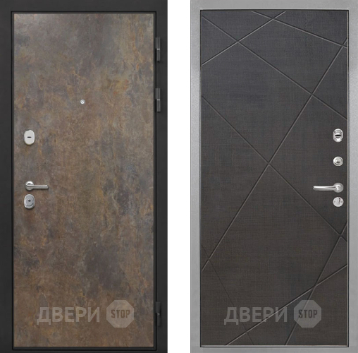 Входная металлическая Дверь Интекрон (INTECRON) Гектор Гранж Лучи-М Венге распил кофе в Электростали