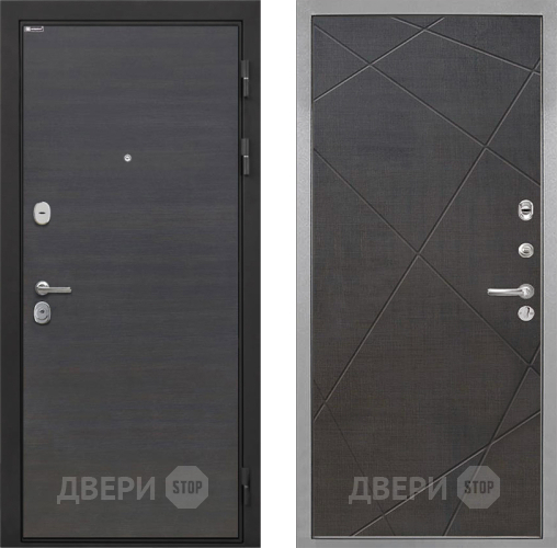 Входная металлическая Дверь Интекрон (INTECRON) Гектор Эковенге Лучи-М Венге распил кофе в Электростали