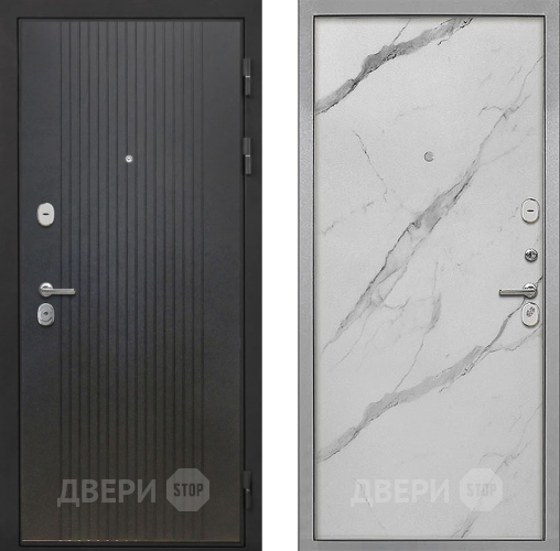 Входная металлическая Дверь Интекрон (INTECRON) Гектор ФЛ-295 Гладкая Мрамор натуральный арктик в Электростали
