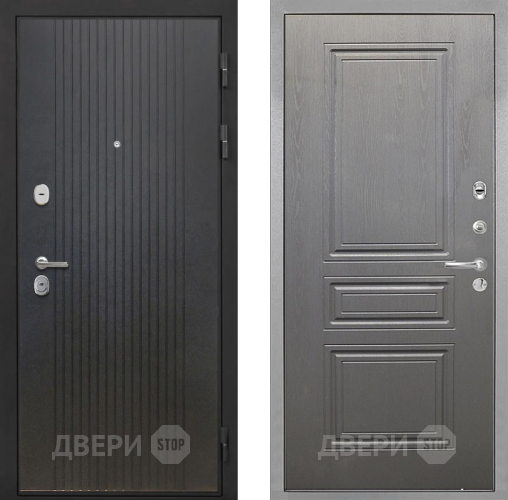 Входная металлическая Дверь Интекрон (INTECRON) Гектор ФЛ-295 ФЛ-243 Графит вуд дуб в Электростали