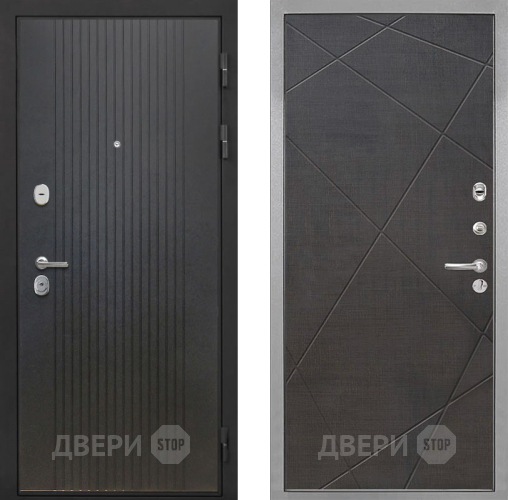 Входная металлическая Дверь Интекрон (INTECRON) Гектор ФЛ-295 Лучи-М Венге распил кофе в Электростали