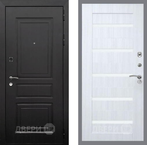 Дверь Рекс (REX) 6 Венге СБ-14 стекло белое Сандал белый в Электростали