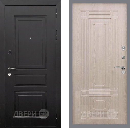 Входная металлическая Дверь Рекс (REX) 6 Венге FL-2 Беленый дуб в Электростали