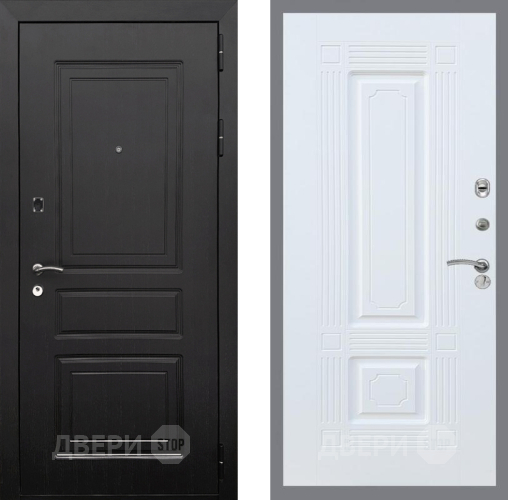 Входная металлическая Дверь Рекс (REX) 6 Венге FL-2 Силк Сноу в Электростали