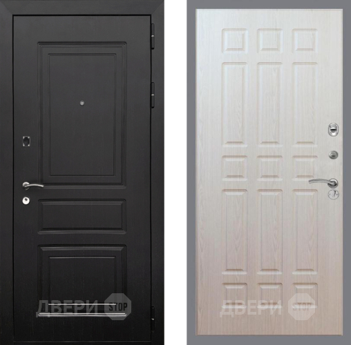 Входная металлическая Дверь Рекс (REX) 6 Венге FL-33 Беленый дуб в Электростали