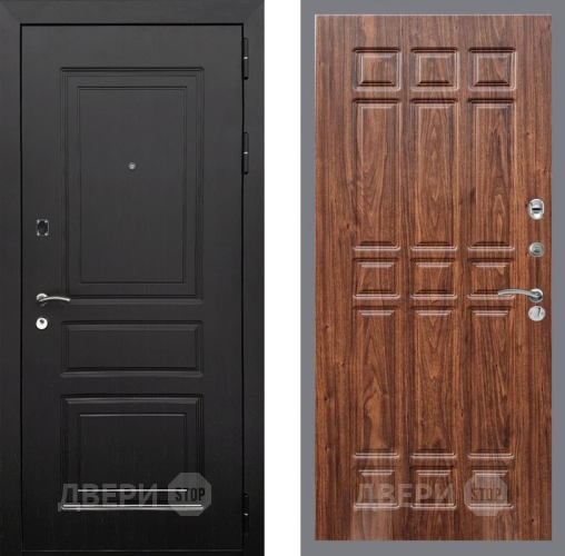 Входная металлическая Дверь Рекс (REX) 6 Венге FL-33 орех тисненый в Электростали