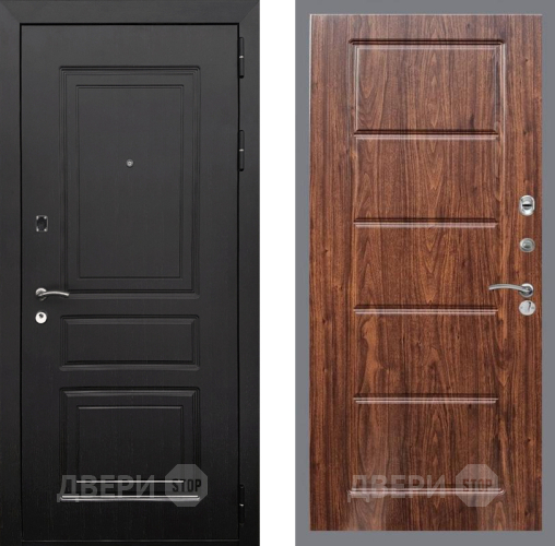 Входная металлическая Дверь Рекс (REX) 6 Венге FL-39 орех тисненый в Электростали