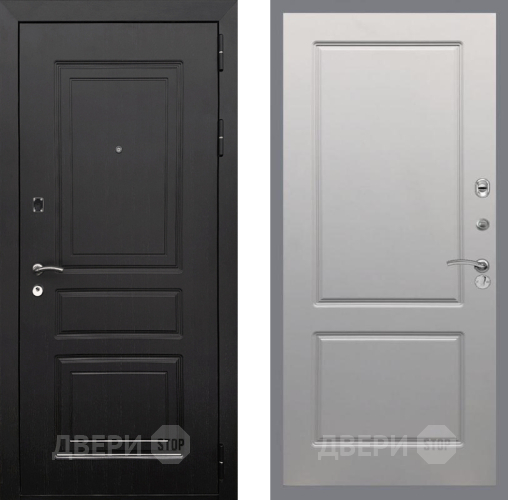 Входная металлическая Дверь Рекс (REX) 6 Венге FL-117 Грей софт в Электростали