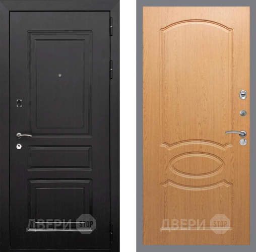 Входная металлическая Дверь Рекс (REX) 6 Венге FL-128 Дуб в Электростали