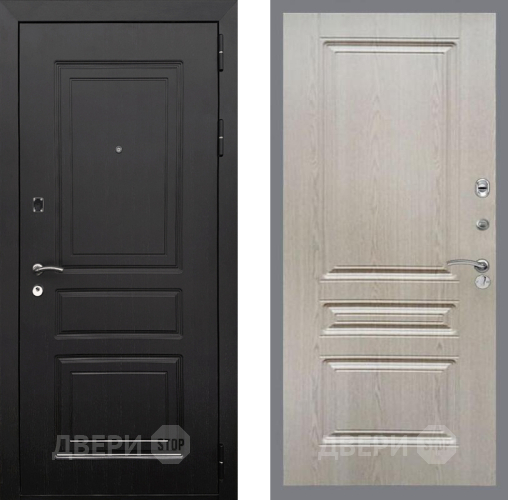 Входная металлическая Дверь Рекс (REX) 6 Венге FL-243 Беленый дуб в Электростали