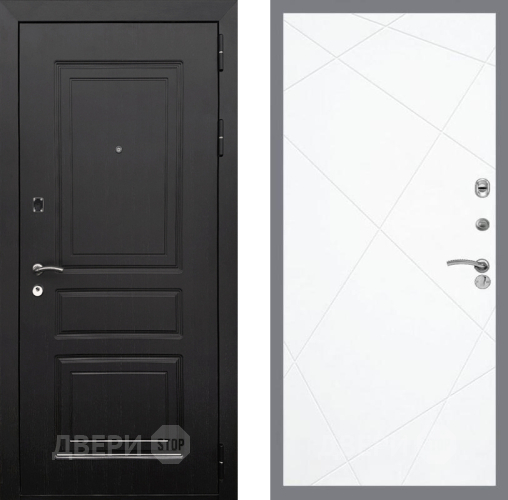 Входная металлическая Дверь Рекс (REX) 6 Венге FL-291 Силк Сноу в Электростали