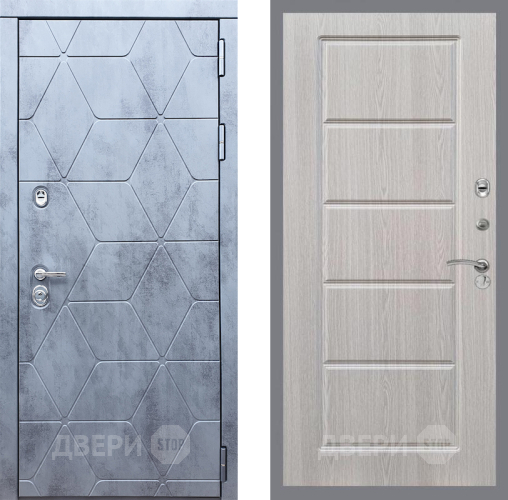 Входная металлическая Дверь Рекс (REX) 28 FL-39 Беленый дуб в Электростали