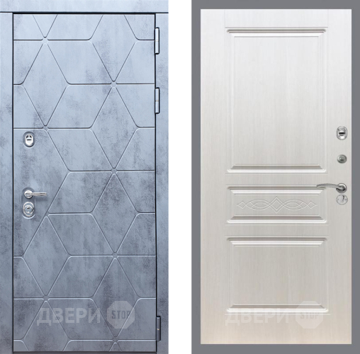 Входная металлическая Дверь Рекс (REX) 28 FL-243 Лиственница беж в Электростали