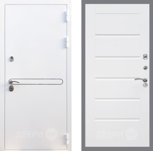 Входная металлическая Дверь Рекс (REX) 27 Сити Белый ясень в Электростали