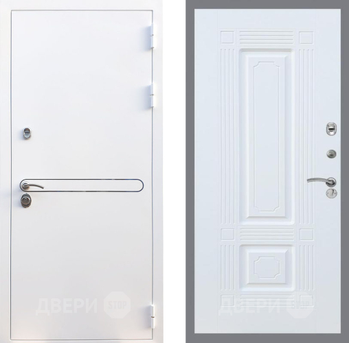 Входная металлическая Дверь Рекс (REX) 27 FL-2 Силк Сноу в Электростали