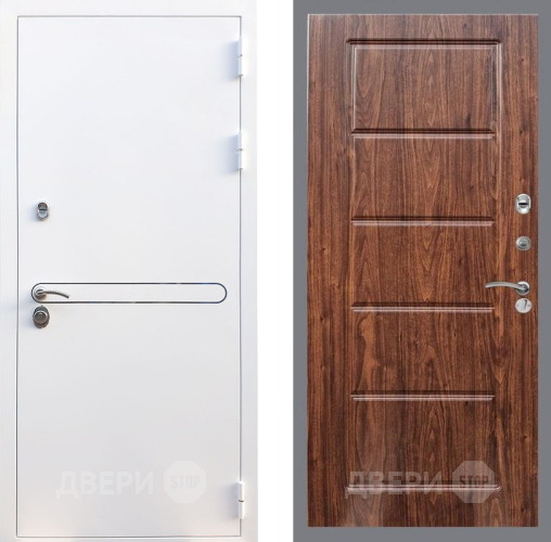 Входная металлическая Дверь Рекс (REX) 27 FL-39 орех тисненый в Электростали