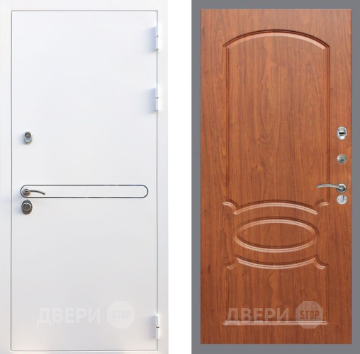 Входная металлическая Дверь Рекс (REX) 27 FL-128 Морёная берёза в Электростали