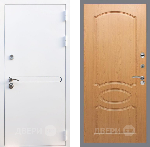 Входная металлическая Дверь Рекс (REX) 27 FL-128 Дуб в Электростали