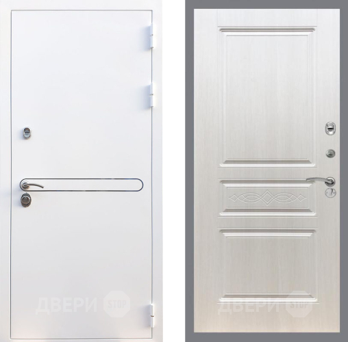 Входная металлическая Дверь Рекс (REX) 27 FL-243 Лиственница беж в Электростали