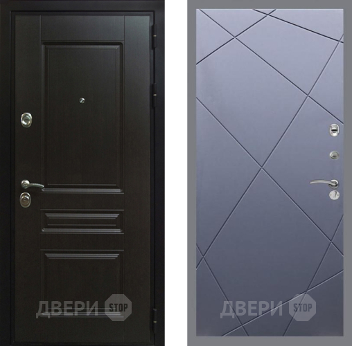 Входная металлическая Дверь Рекс (REX) Премиум-Н FL-291 Силк титан в Электростали