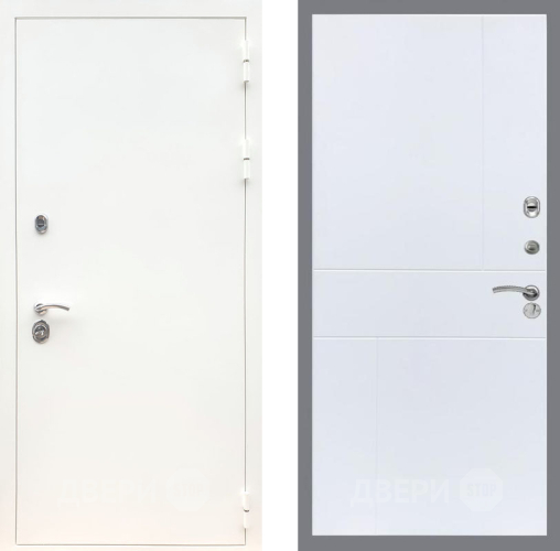 Дверь Рекс (REX) 5 Белая Шагрень FL-290 Силк Сноу в Электростали