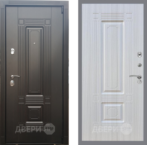 Входная металлическая Дверь Рекс (REX) 9 FL-2 Сандал белый в Электростали