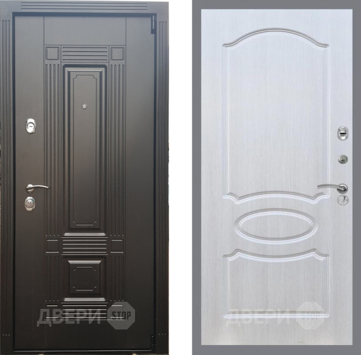 Входная металлическая Дверь Рекс (REX) 9 FL-128 Лиственница беж в Электростали