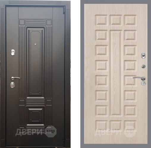 Входная металлическая Дверь Рекс (REX) 9 FL-183 Беленый дуб в Электростали