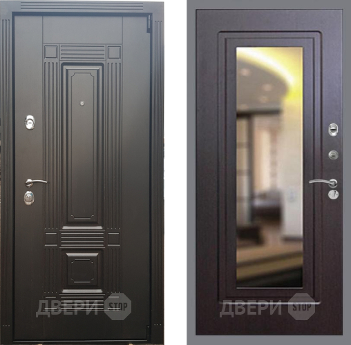 Входная металлическая Дверь Рекс (REX) 9 FLZ-120 Венге в Электростали