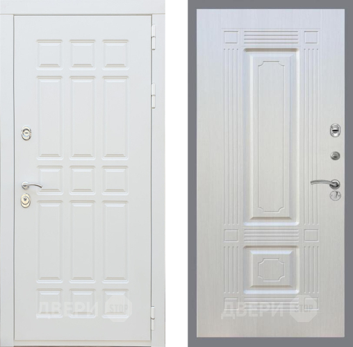 Входная металлическая Дверь Рекс (REX) 8 Силк Сноу FL-2 Лиственница беж в Электростали