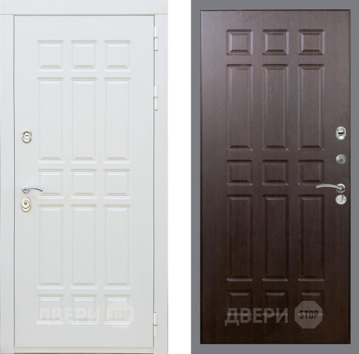 Входная металлическая Дверь Рекс (REX) 8 Силк Сноу FL-33 Венге в Электростали