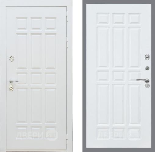 Входная металлическая Дверь Рекс (REX) 8 Силк Сноу FL-33 Силк Сноу в Электростали